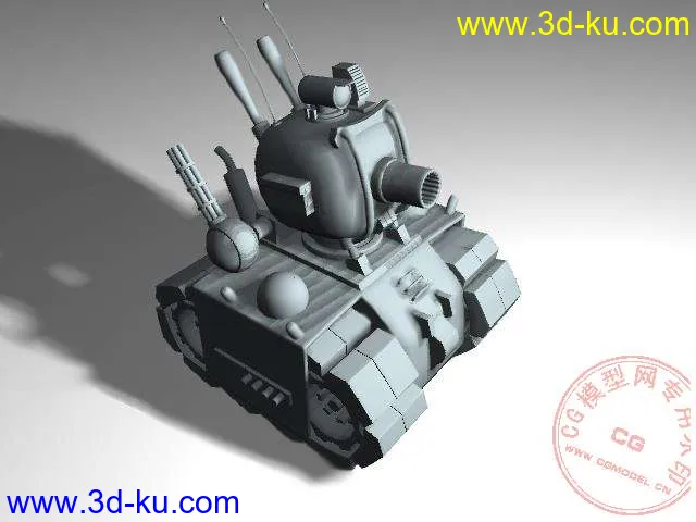 合金弹头中的坦克模型的图片1