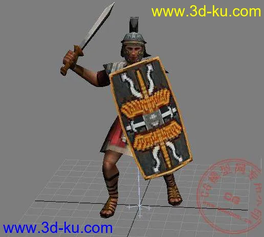 文明4 罗马军团带动作 X格式模型的图片1