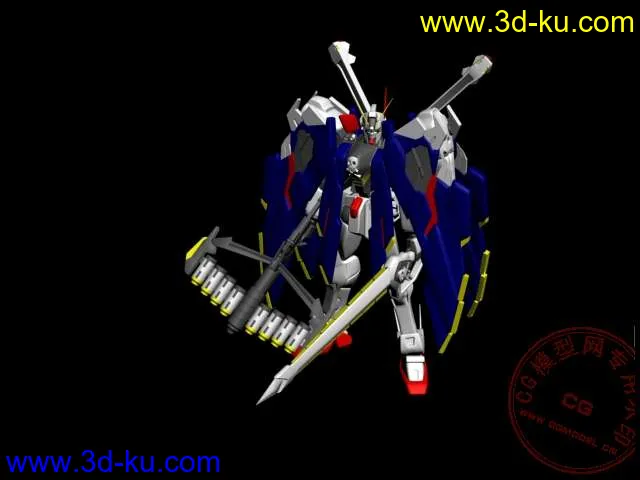 CROSSBONE GUNDAM X-1 FULL CLOTH模型的图片1