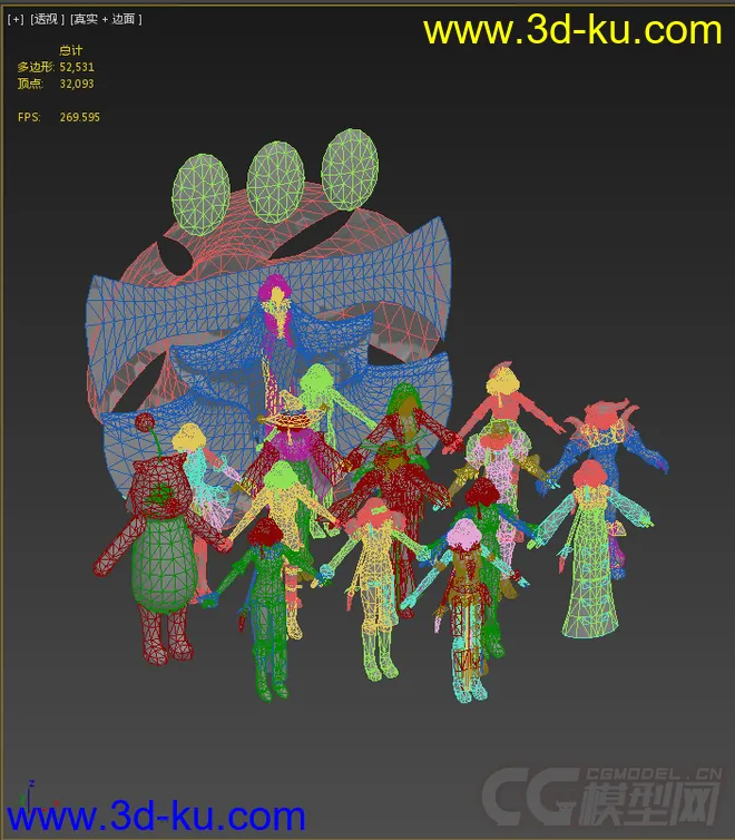 FFx尤娜及其他人物全造型模型的图片3