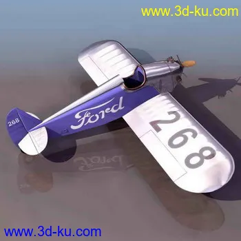 老式飞机~3Ds模型的图片3