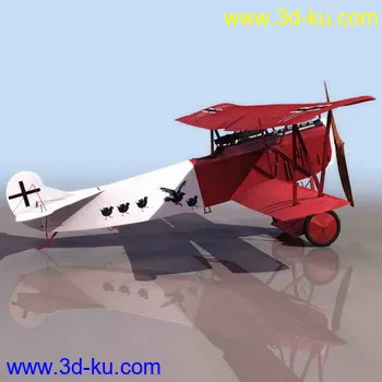 老式飞机~3Ds模型的图片4