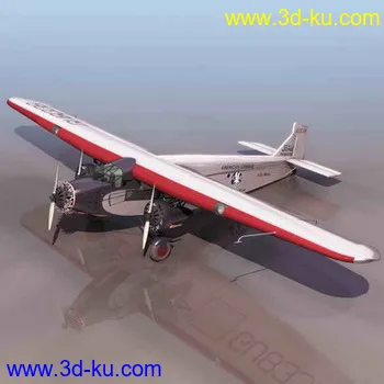 老式飞机~3Ds模型的图片6