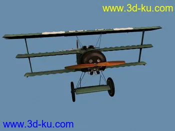 老式飞机~3Ds模型的图片12