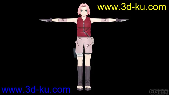 Naruto Character (Sakura)模型的图片4