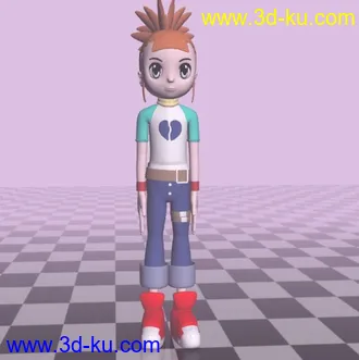 3D打印模型Cartoon Girl的图片