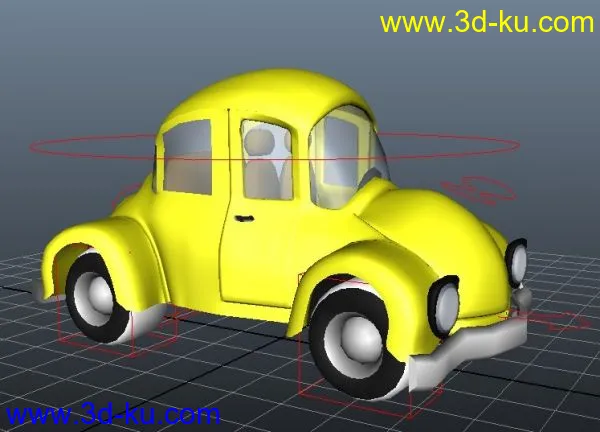 角色动画绑定模型小汽车的图片3