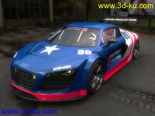 Audi R8 for 24Hours LeMens模型的图片1