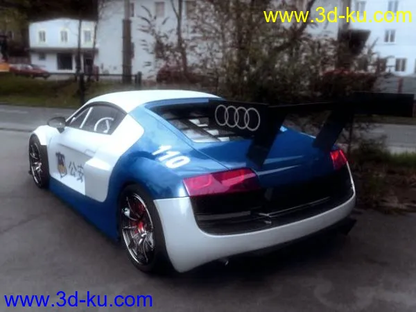 Audi R8 for 24Hours LeMens模型的图片2