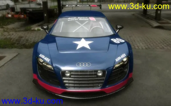 Audi R8 for 24Hours LeMens模型的图片4