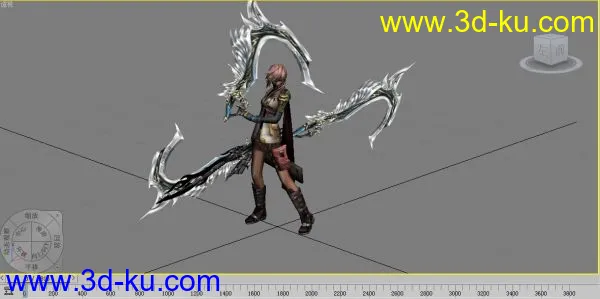 最终幻想纷争2 lighting(带骨骼+动画3800帧)模型的图片1