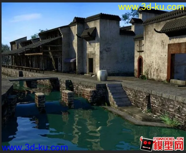 安徽宏村--场景模型的图片1
