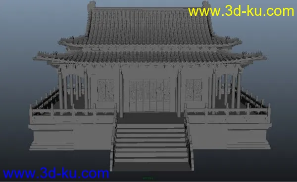 高模寺庙模型的图片1