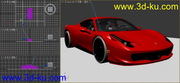 Ferrari 458 Italia模型的图片2