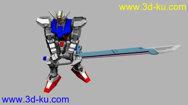 剑炮强袭（Launcher_Sword_Strike_Gundam）模型的图片3