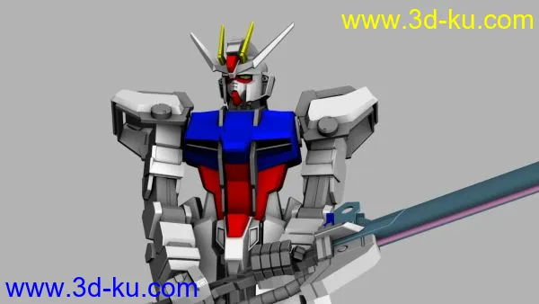 剑炮强袭（Launcher_Sword_Strike_Gundam）模型的图片5