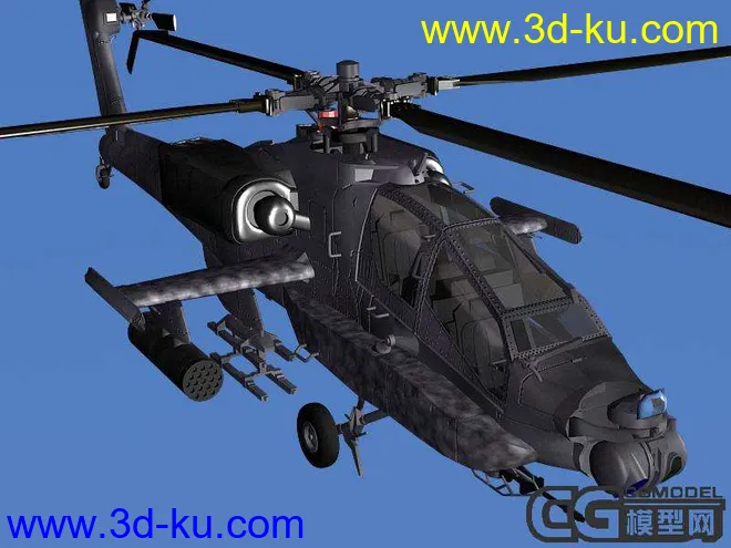 阿帕奇武装直升机AH-64(高精)模型的图片1