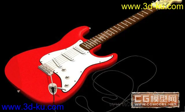 乐器--电吉他模型的图片1