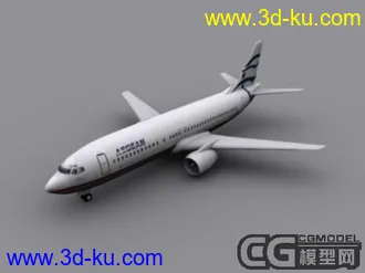 3D打印模型航模B737-400的图片