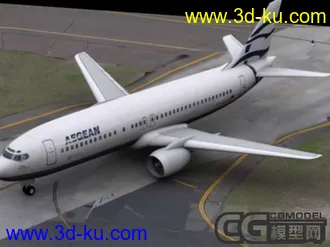 3D打印模型航模B737-400的图片