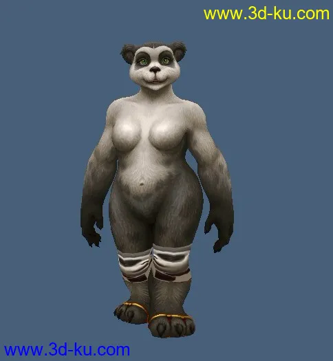 魔兽世界5.0最新女熊猫人模型下载的图片1