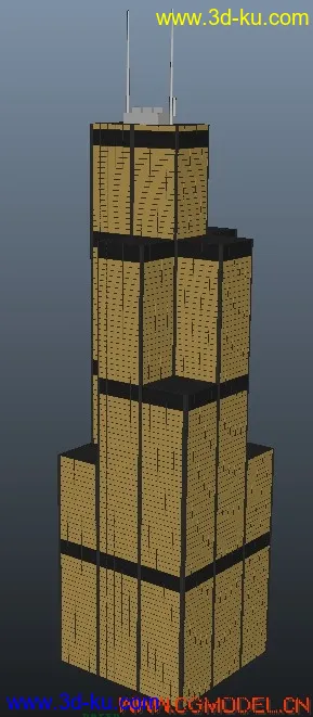 芝加哥西尔斯大厦模型的图片1