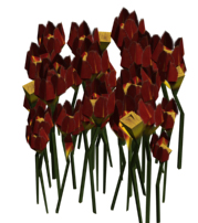 精选7种3DSMAX三维造型花，带贴图模型的图片1