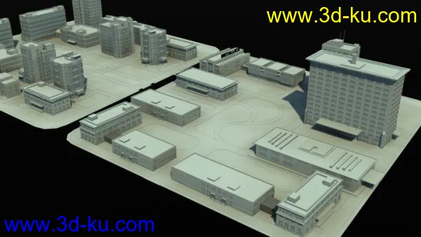 工业园区 建筑场景模型的图片2