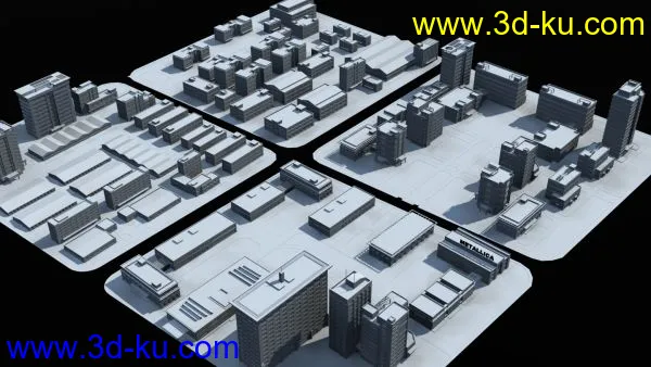 工业园区 建筑场景模型的图片5