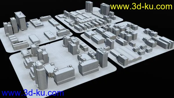 工业园区 建筑场景模型的图片6