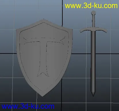 剑、盾牌模型的图片1
