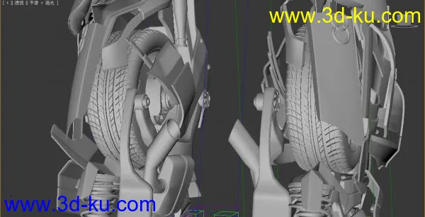 极精细汽车人模型带骨骼的图片3
