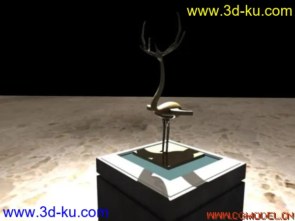 湖北省博物馆铜鹤模型的图片1