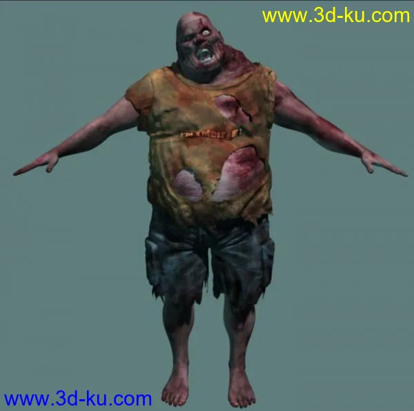 胖僵尸很可爱模型的图片1