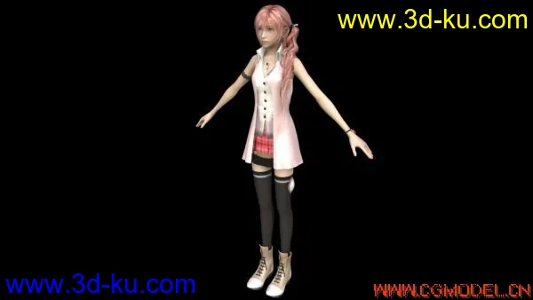 最终幻想13主角Sarah模型的图片1