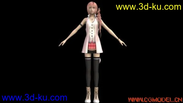 最终幻想13主角Sarah模型的图片2
