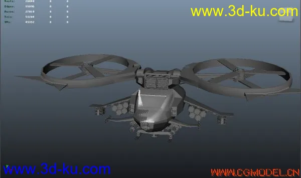 阿凡达双翼直升机模型的图片1