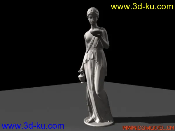 水瓶女神雕像模型的图片1