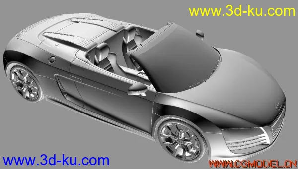 AUDI R8 SPYDER模型的图片2