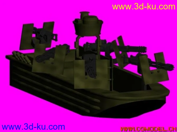 低模 美军SOC-R特战快艇模型的图片2