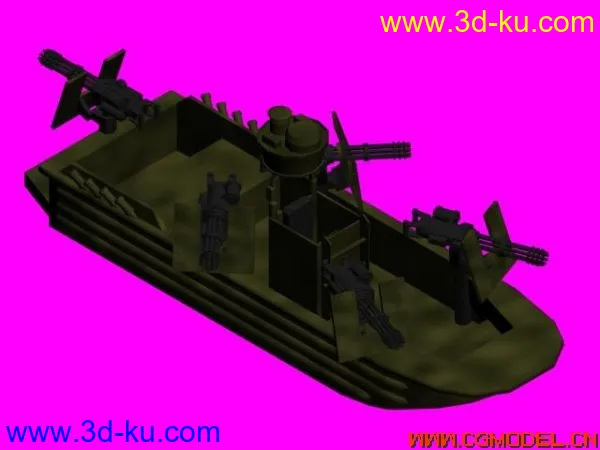 低模 美军SOC-R特战快艇模型的图片4