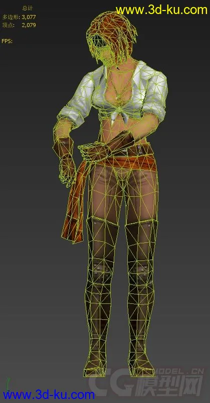 [分享]海盗时代：加勒比传说女主角模型的图片2