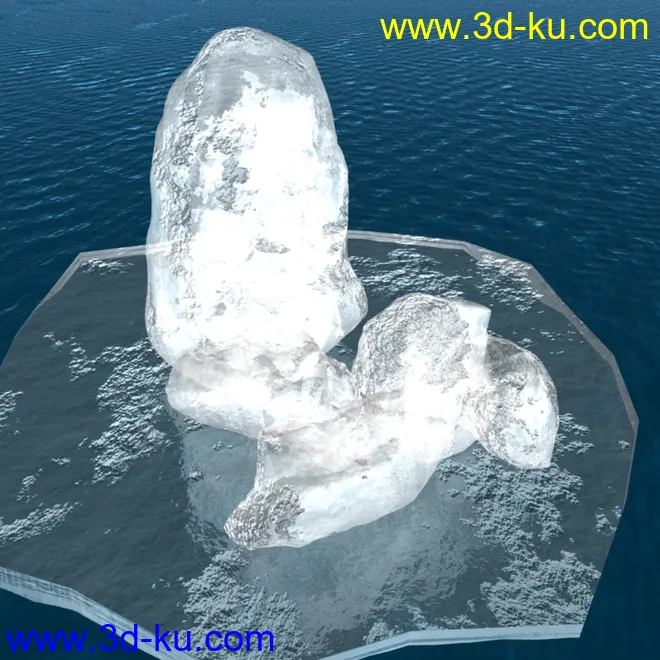 冰材质   maya2011模型的图片1