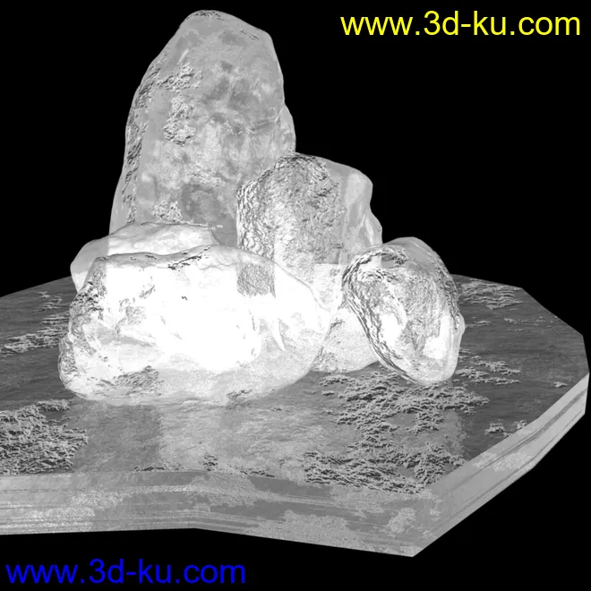 冰材质   maya2011模型的图片2