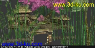 3D打印模型剑网三新手村场景,新手发帖,,的图片