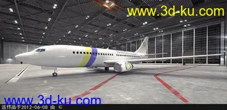 3D打印模型客机 飞机 Boeing 737的图片