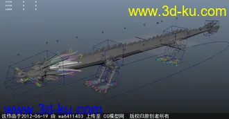 中国龙5个集合和一个龙角色模型下载的图片