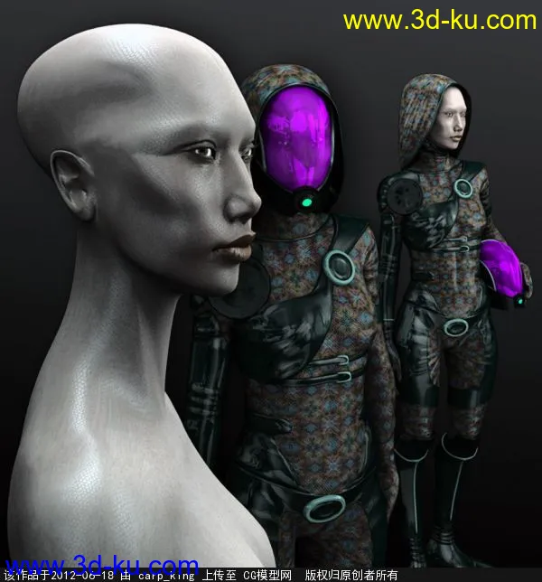 科幻系列女人体下载（4/4）模型的图片1