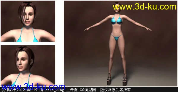 精品女性角色模型——Lee Loo（8/10）的图片1