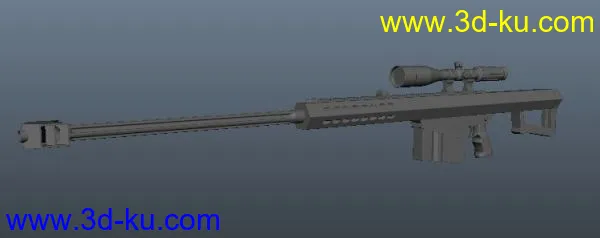 巴雷特反器材狙击步枪模型的图片1